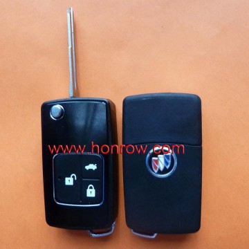 High quanlity car key shell/case/Key fob for Buick 3 button modified folding remote key blank