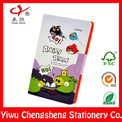Two parts mini custom sticky notepad