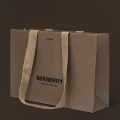 Kraft Paper Bags Clothes Bags with Ribbon Handle