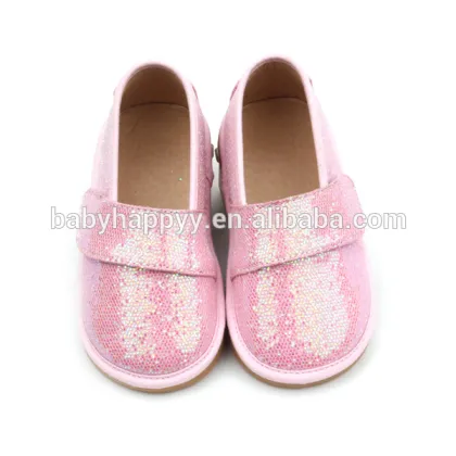 Fashion kids shoes with sound sequins baby shoes cute little girls shoes