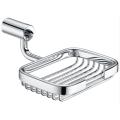 Elegant style soap basket well chrome for bathroom