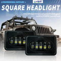 Square 7 Inch Led Motorcycle Front Headlight