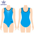 Leotard de gimnàstica metàl·lica multicolor