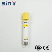 Tubo de coleta de sangue amarelo de 4 ml com gel