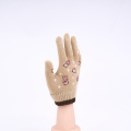 100% acrylic knitted gloves for kids