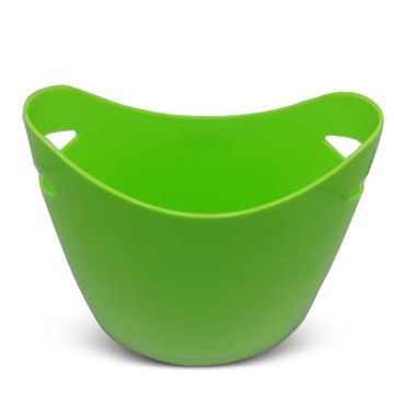Plastic Ice bucket with Logo Printing, Made of PS, Customized Colors are Accepted