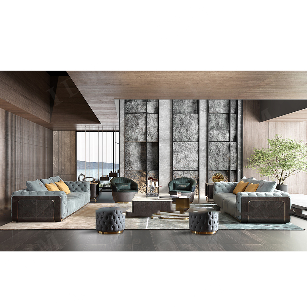 Luxury hotel furniture sofa two seater
