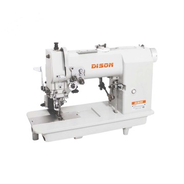 DS-1720PK Double-Needle Hole Stitch Sewing Machine with Knife and Puller Type