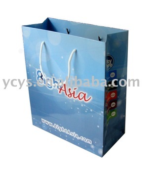 Customized printed shopping paper bag