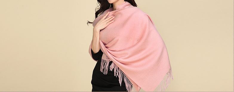 80% Wool 20% Cashmere Woven Throw -6