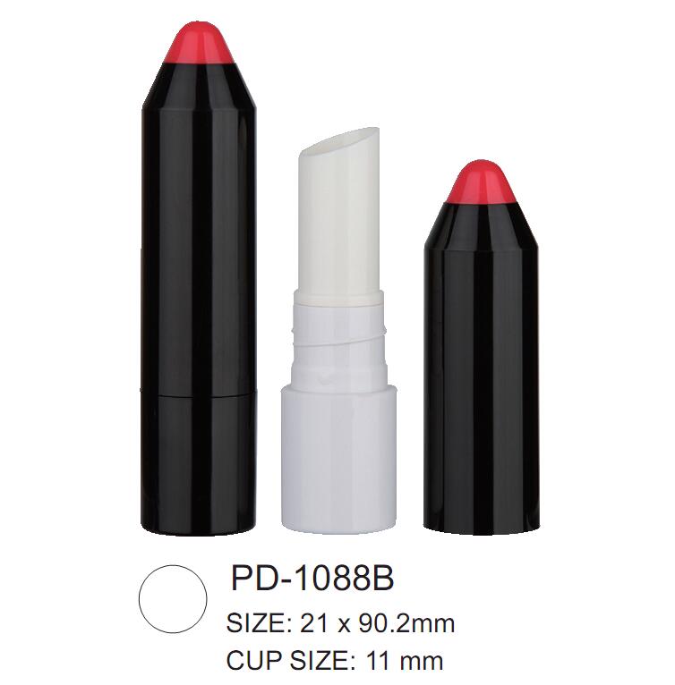 Round Plastic Slim Lipstick Case
