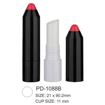 Round Plastic Slim Lipstick Case