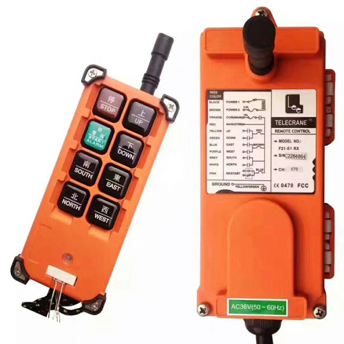 Remote control wired wireless para hoist crane