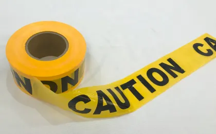 Construction Safety Supplies: Reflective Polyester Warning Tape