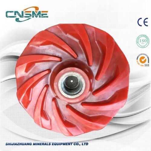 Mining slurry pump spare parts polyurethane Impeller