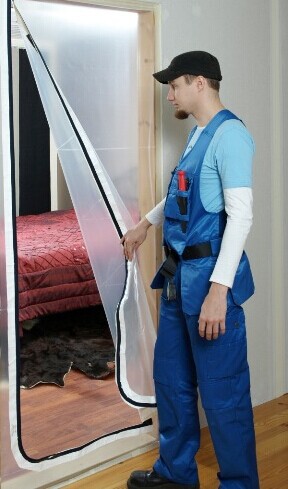 Porta de filme do zíper à prova de poeira 120x220cm