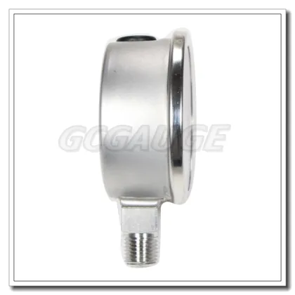 High quality all stainless steel industrial 63mm dial bourbon tube manometer