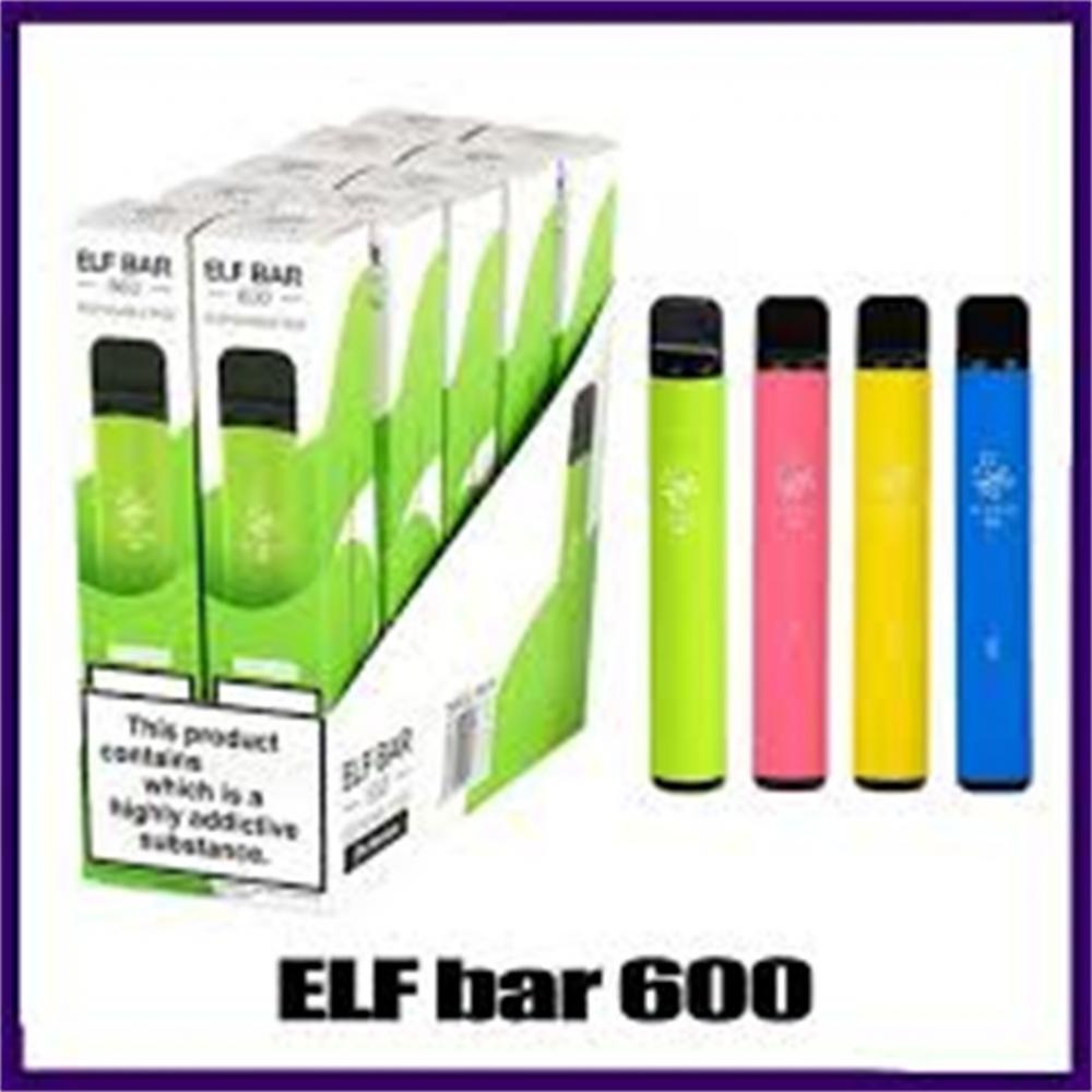 Pen a vapor para la barra de elfos 600 bocanadas