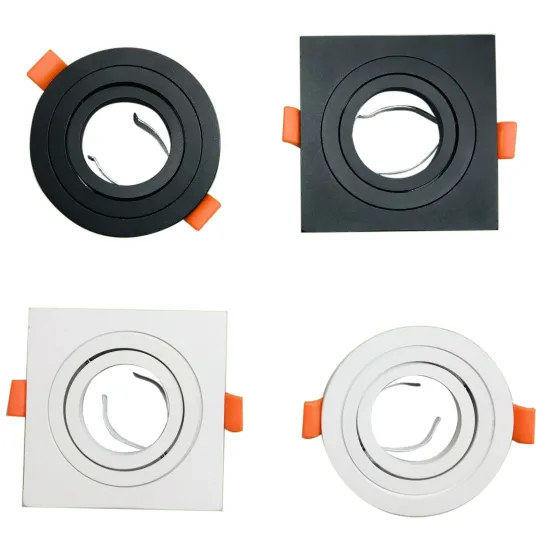 Gu10 LED Downlight Housing: Swiveling Spotlight Frames for Recessed Ceiling Lights
