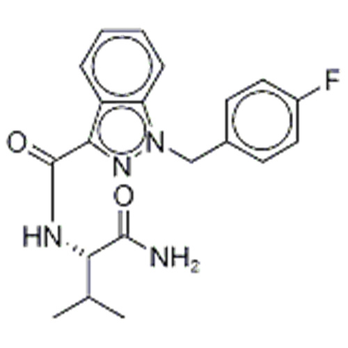 एन - [(2S) -1-एमिनो-3-मिथाइल-1-ऑक्सोबुटन -2-यल] -1 - [[(4-फ्लोरोफिनाइल) मिथाइल] इंडेज़ोल-3-कार्बोक्सामाइड कैस 11,28282-01-2