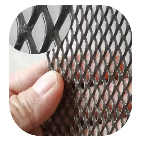 Metal supply steel expanded metal rhombic mesh flattened plate