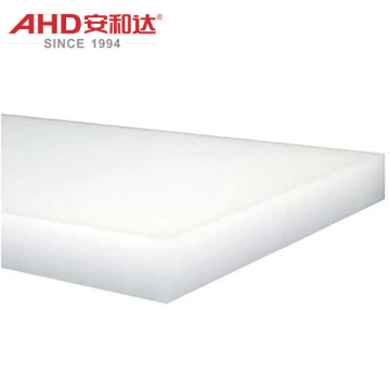 Hoja blanca de PE grueso negro uhmw