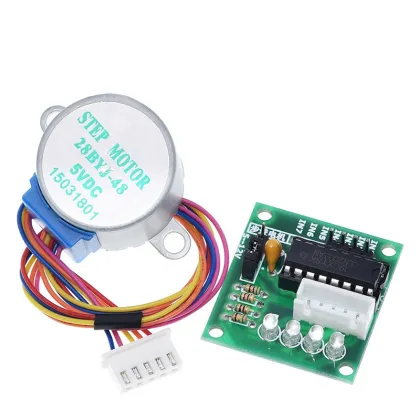 TZT 1LOTS 28BYJ-48-5V 4 Phase Stepper Motor + Driver Board ULN2003 for Arduino