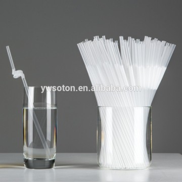 Transparent/Clean Party Long Artistic Flexible Drinking Bendy Straws Disposable Eco-friendly Safe