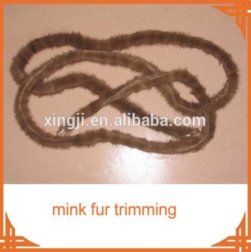 Top quality 2cm mink fur trimming