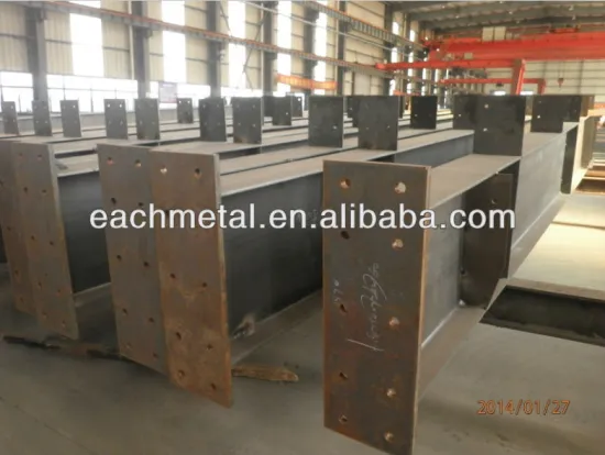 Low cost H steel structure frame