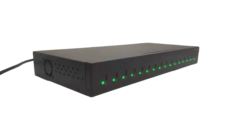 16 Ports Type C 19 Rack Charger 360W