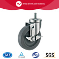 Trzpień gwintowany TPR Industrial Caster z hamulcem