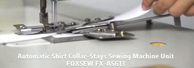 Automatic Shirt Collar-Stays Sewing Machine Unit FOXSEW FX-AS613 -1