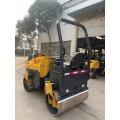 3 tons hydraulic vibratory double wheel road roller