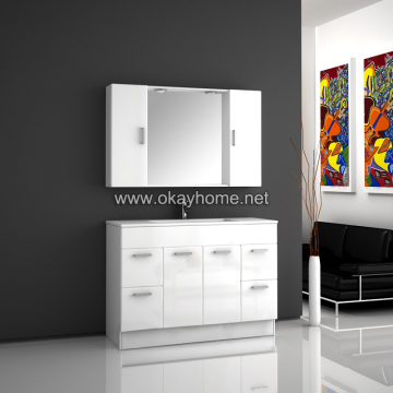 High Gloss Finish Bathroom Cabinet