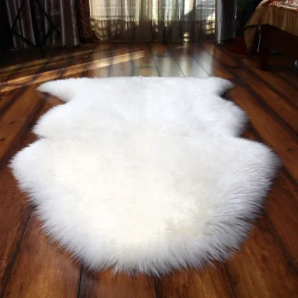 Genuine Australian sheep wool sheepskin carpet single sheepskin rug