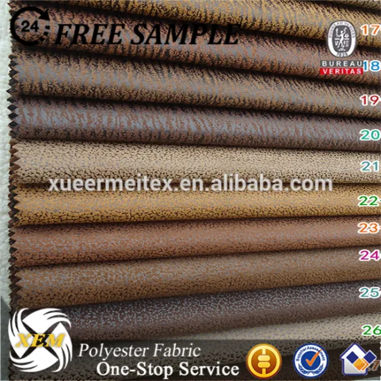 High Quality Wholesale Faux Leather Fabric for Car Cushion