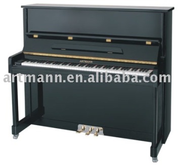 Black Polished Upright Piano 125A /Ebony Gloss