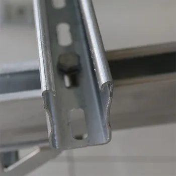 High Quality U Channel Steel Strut C Profile Zn-Al-Mg Alloy Galvanized Steel C Channel