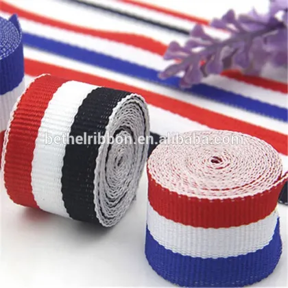 China facroty stripe material best price expressions ribbon