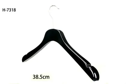 black wooden coat hanger, wooden black coat hanger,black wooden hanger for coat
