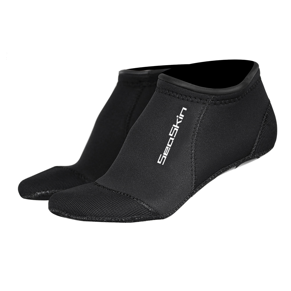 Calze corte in neoprene di cuoio con suola in gomma