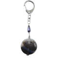 Natural Gemstone Agate Keychain