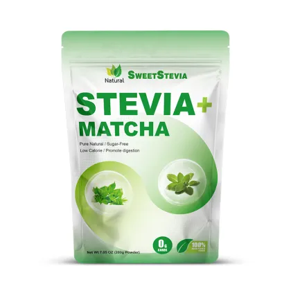 Organic Matcha Powder, Stevia Extract Blend (500~1000 Mesh) - Premium Food Additives