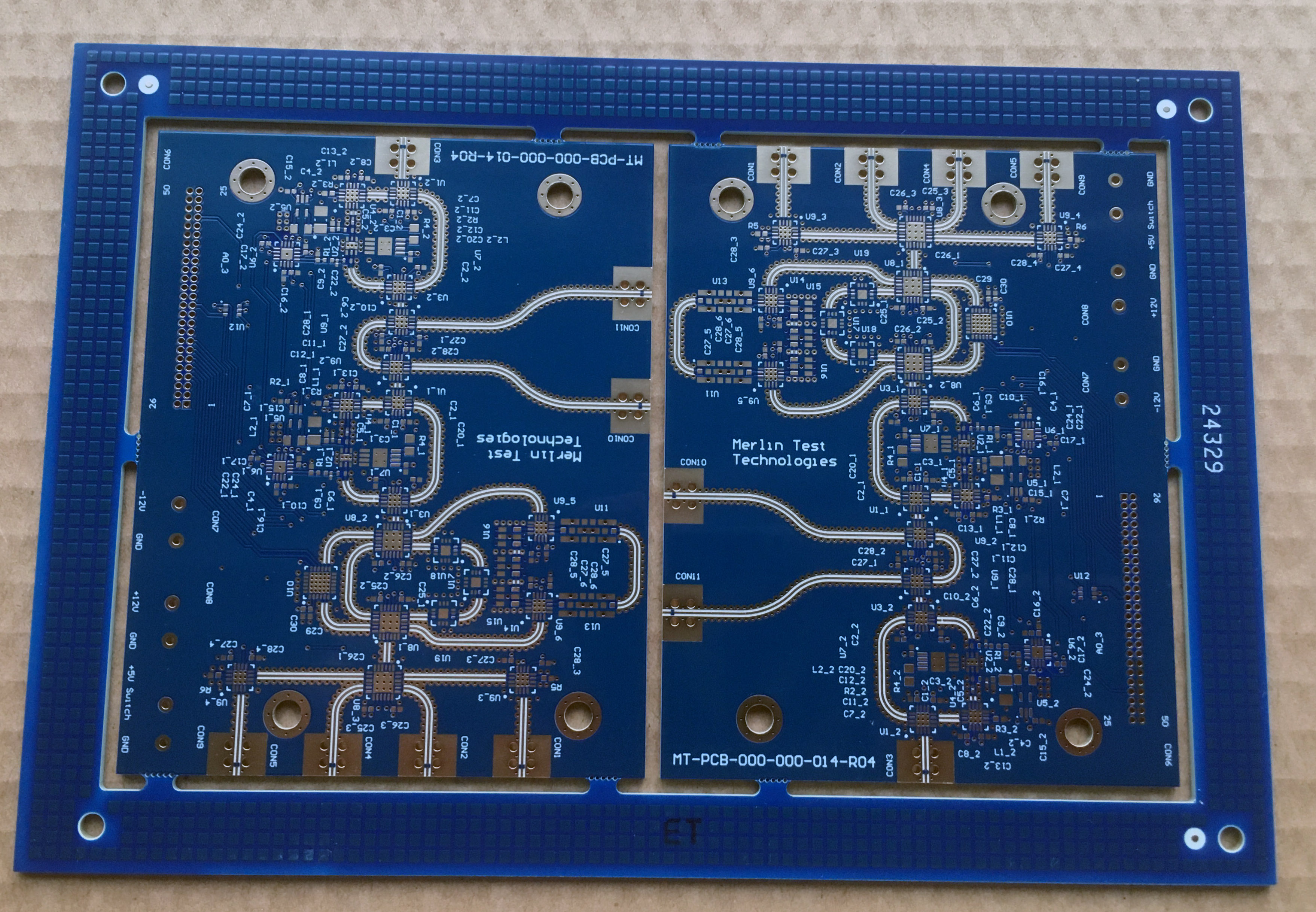 Via in pad PCB