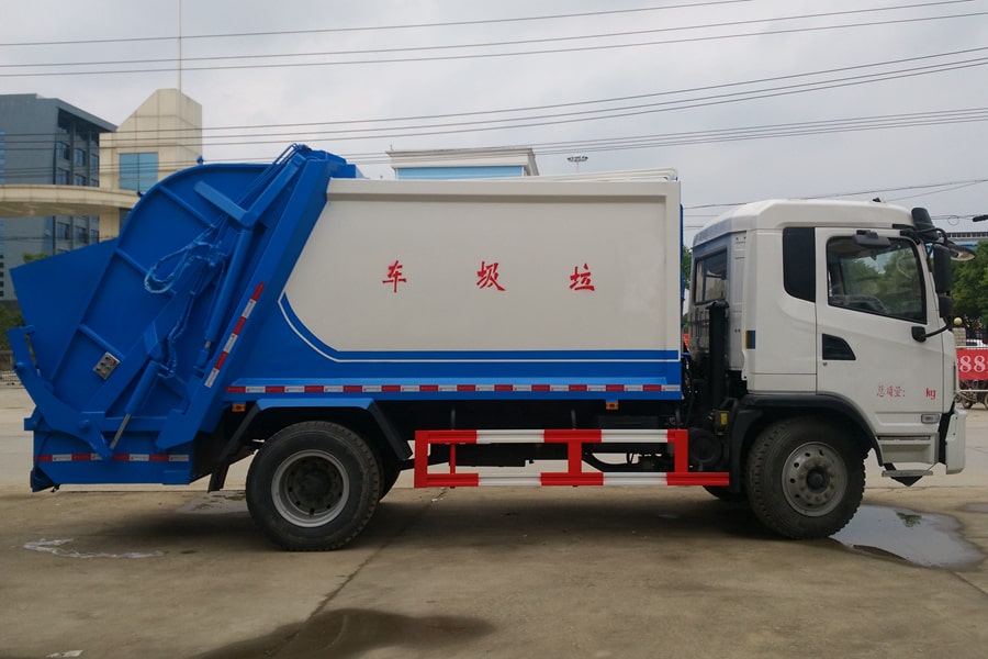 العلامة التجارية الجديدة SHACMAN 8Tons Waste Tilt Truck