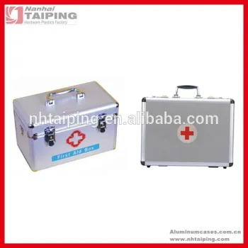 Family medical kit, medical drug aluminum boxes, first aid kit aluminum