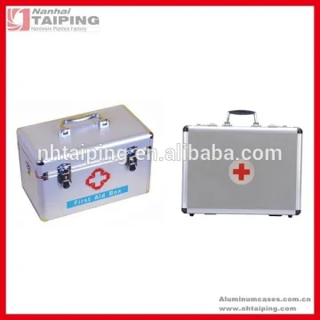 Family medical kit, medical drug aluminum boxes, first aid kit aluminum