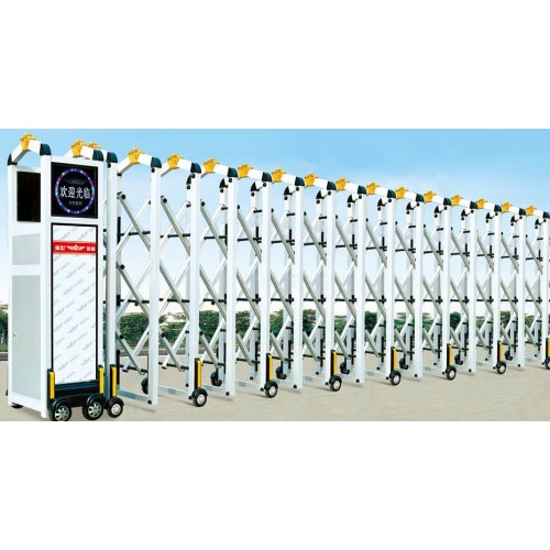 ဒီဇိုင်းအသစ် Stainless Steel Sliding Folding Retractable Gate