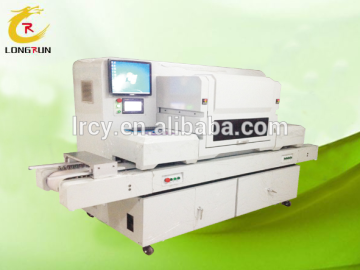 wood floor inkjet printing machine factory uv flatbed printing machine on wood board low price uv waist line printer.